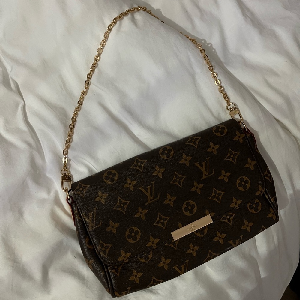 Brown Monogram Shoulder Bag